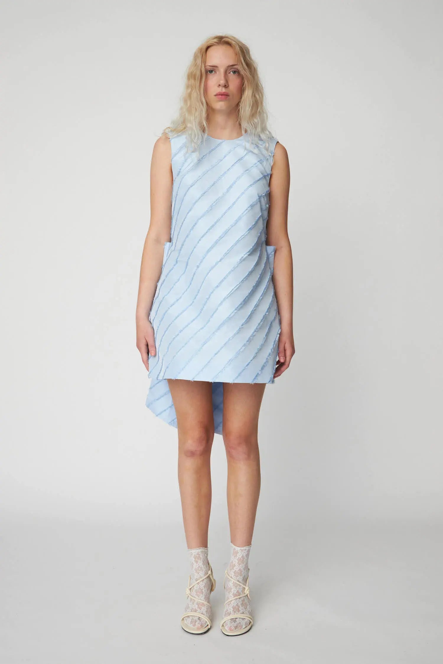 Stella Nova Mini Dress with Bow Detail Dress 159 Little Boy Blue