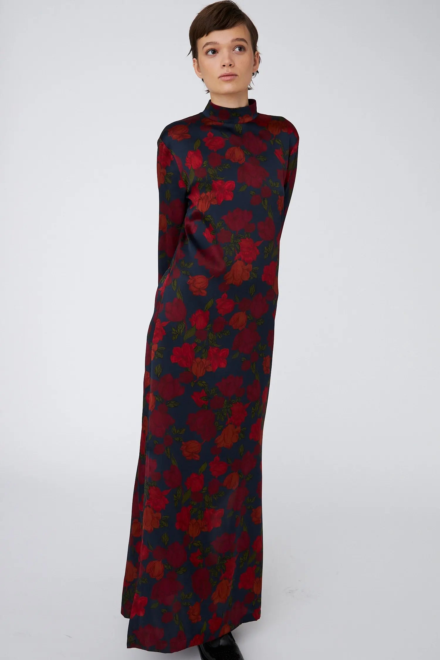 Stella Nova Silk Maxi Dress Dress 235 Flower Forest