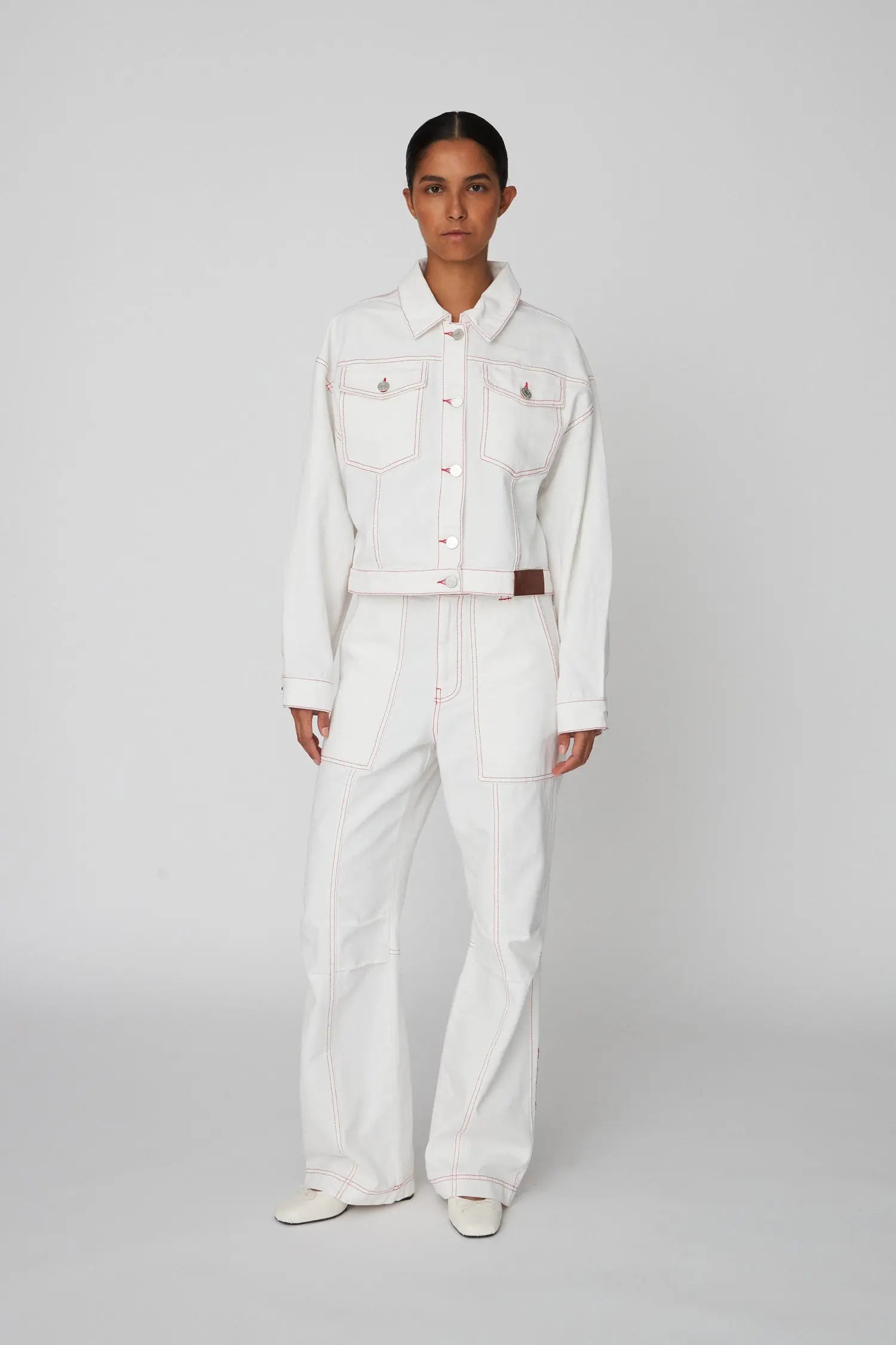 Stella Nova Out of Office loose Jacket Jacket 001 White