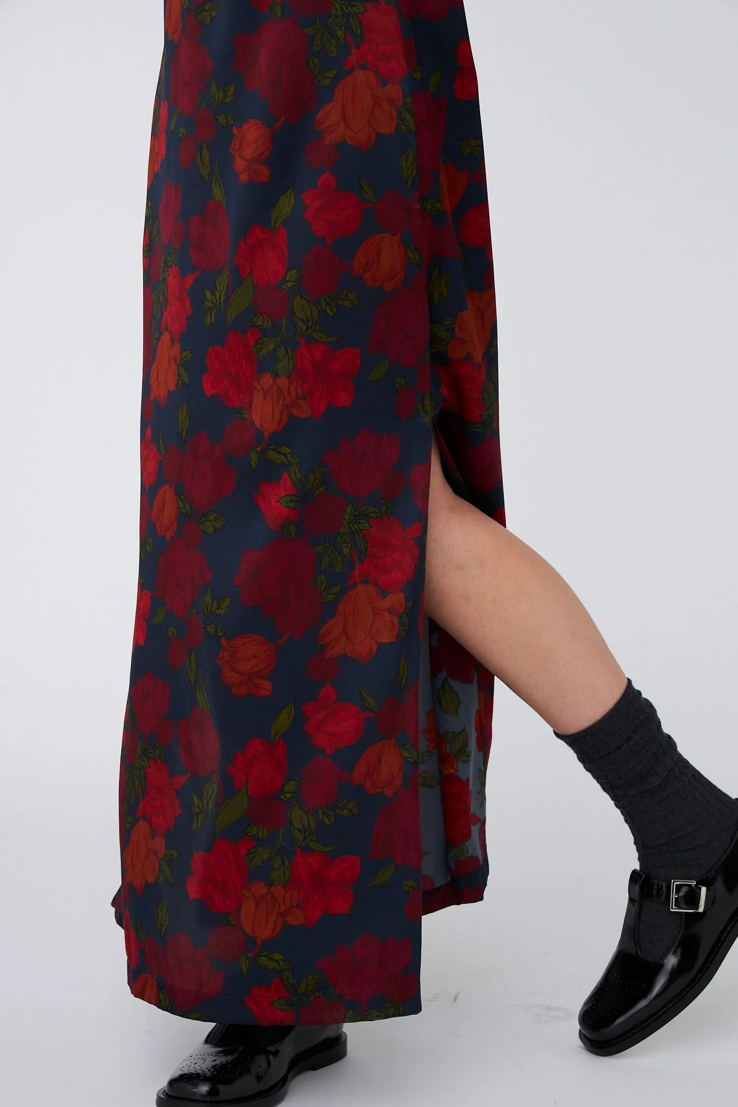 Stella Nova Silk Maxi Dress Dress 235 Flower Forest