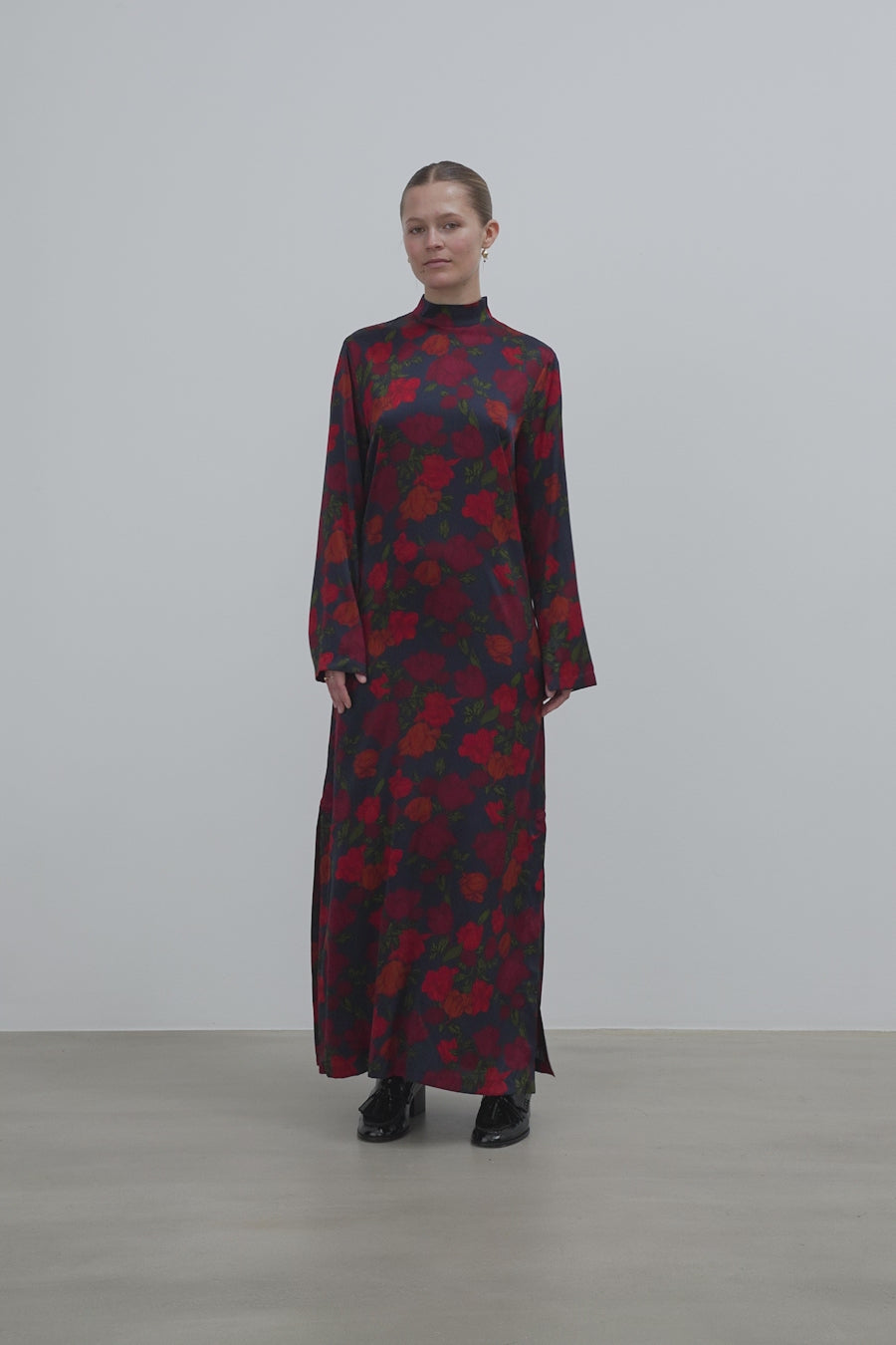 Stella Nova Silk Maxi Dress Dress 235 Flower Forest