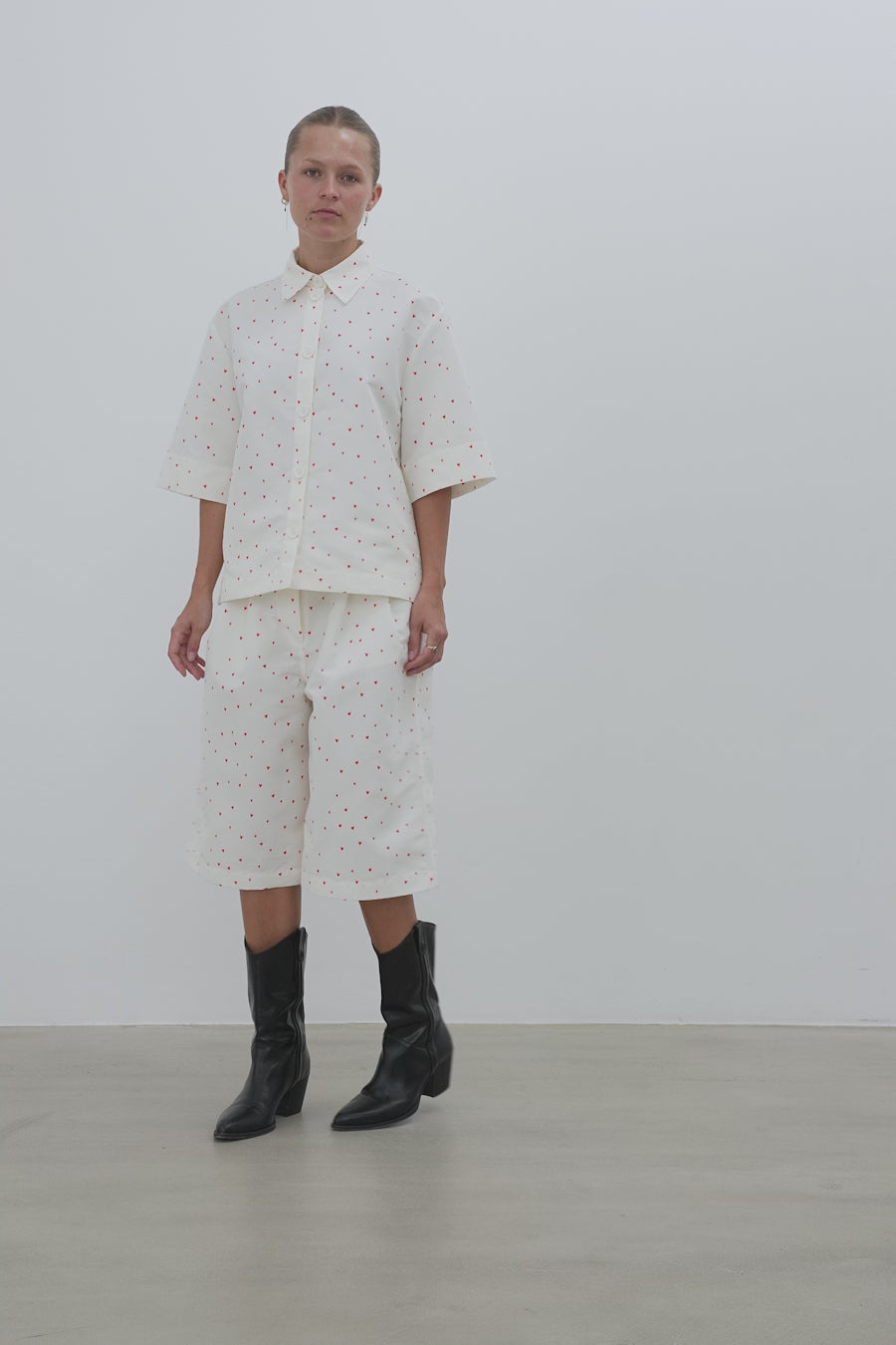 Stella Nova Heart Printed Shirt Shirt 371 Hearts