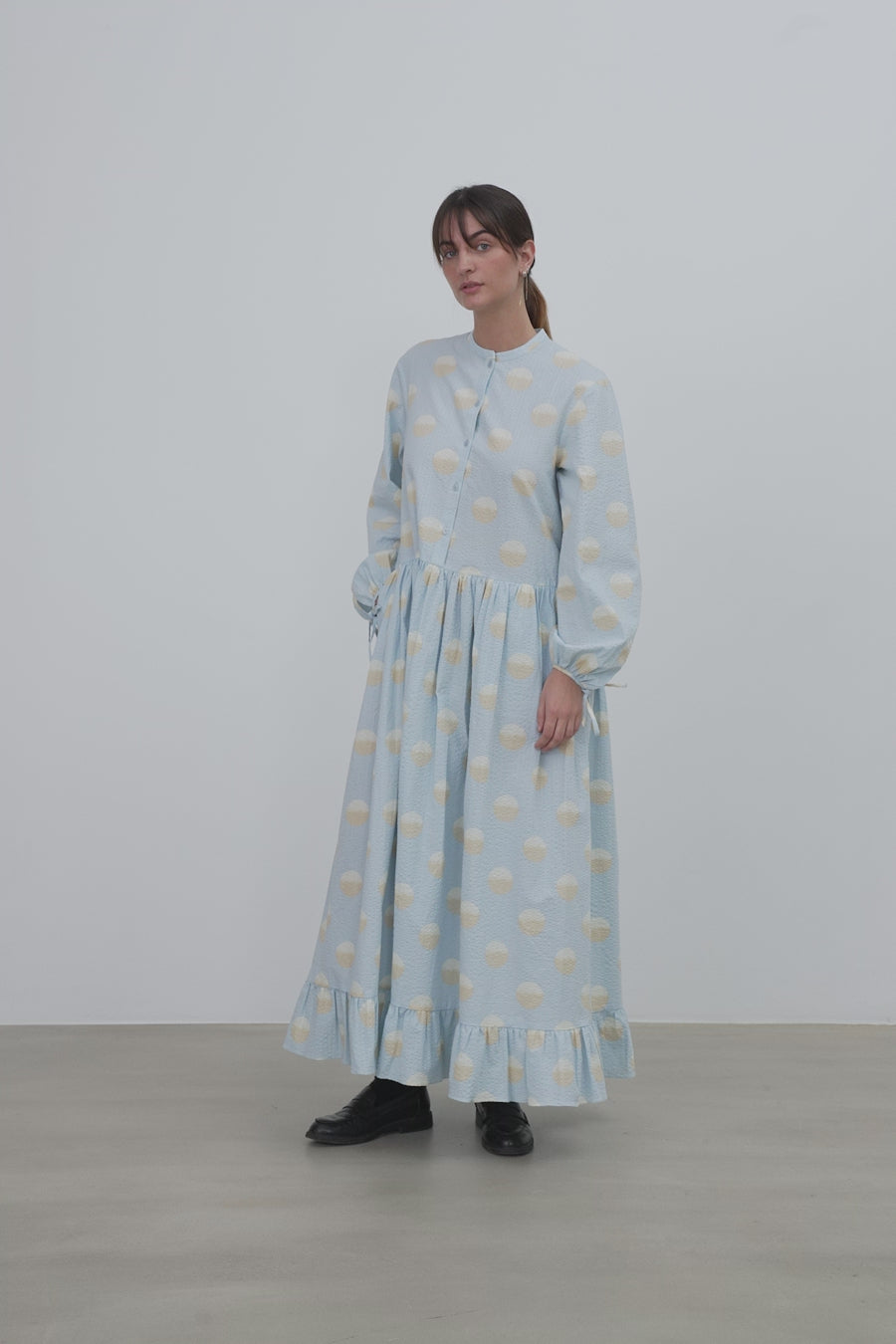 Stella Nova Big Dot Maxi Dress Dress 474 Creme/Red Dots