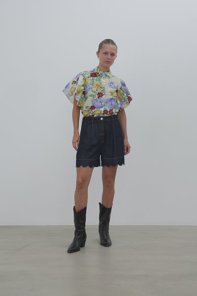 Stella Nova Blue Denim Shorts Short Pants 305 Denim Blue